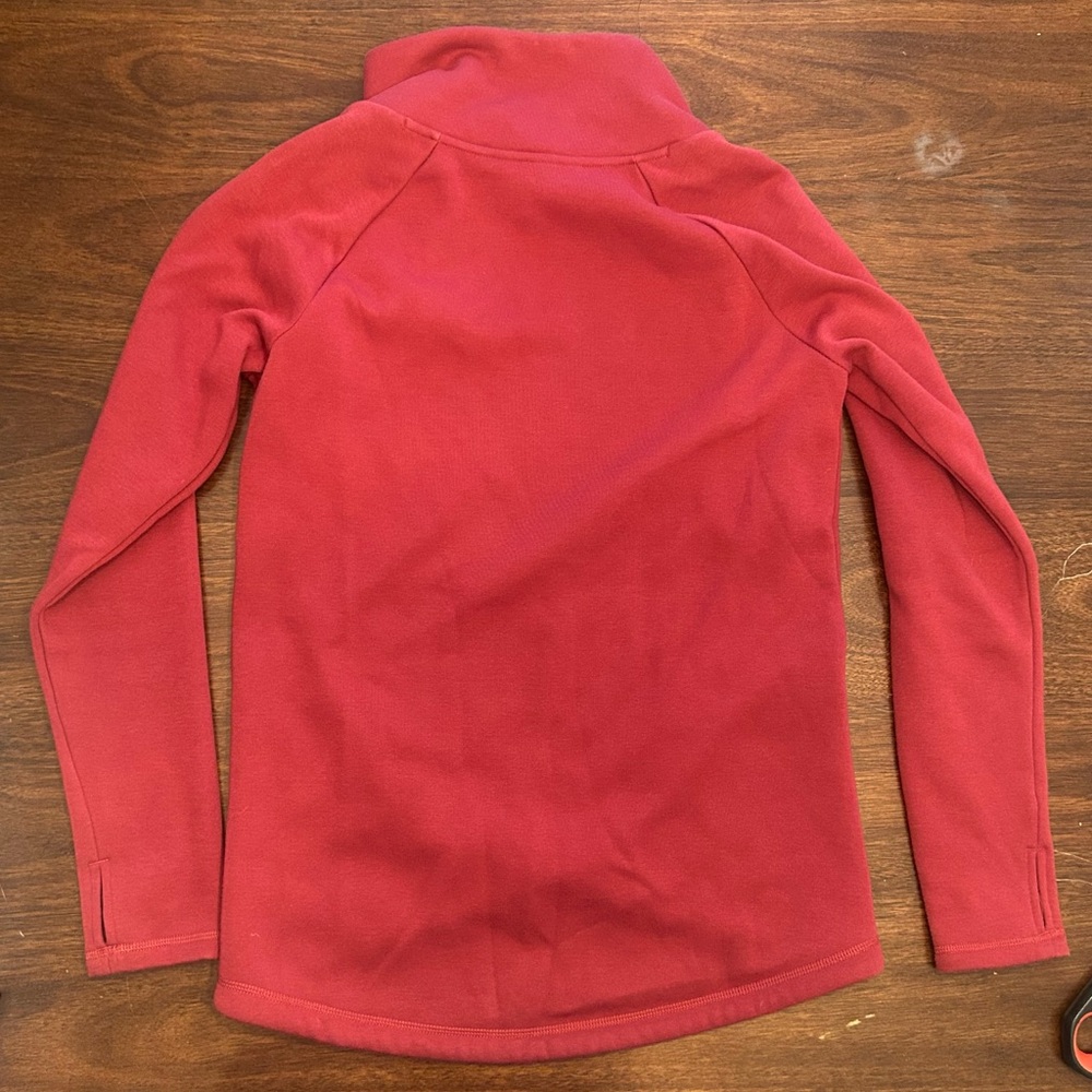 Athleta Rose-Red Half-Zip Pullover Sweatshirt - image 5
